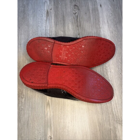 Fratelli Rossetti Women’s Black  Leather  Suede Loafer Size 38.5 (7.5) MSRP $300 - Picture 9 of 16